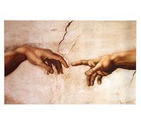 Empire 150035 Mini poster "Michelangelo, le mani della Creazione", ca. 50x40 cm