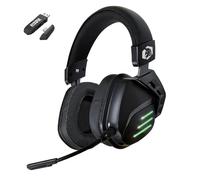 EMPIRE GAMING - Nuovo 2025 - EH20 Cuffie da gioco Wireless, WiFi 2.4 GHz cablate con microfono staccabile - PC,Console da gioco,Mac,Switch - Audio stereo surround 7.1