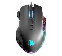 EMPIRE GAMING - W905 Mouse da Gioco Cablato - 12800 DPI 1000Hz - RGB - Ergonomico - PC, Console di Gioco, PS5, XboxOne/Series e Mac - Software Incluso - 8 Tasti Programmabili - Nero
