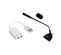 Empire Kit Microfono Da Tavolo DESK-100 + Scheda Audio USB EMSP.DESK135