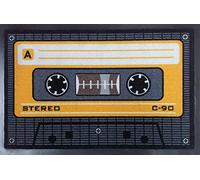 Empire Merchandising GmbH, 640963, Zerbino, Motivo: Audiocassetta, 60 x 40 cm, in Polipropilene, Multicolore (Bunt)