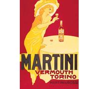 Empire Merchandising GmbH - Poster di Martini Vermouth Torino, con cornice Cadre en MDF blanc