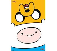 Empire Merchandising GmbH - Poster multicolore di “Adventure Time” Avec 2 baguettes noires
