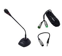 EMPIRE - Edu Desk-500 Pro Microfono da Tavolo 30hz-18k Hz Cavo 9m Nero