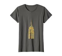 Empire State Building di New York Maglietta, Donna, Asfalto, L