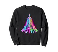 Empire State Building Ice Cream Drippy Liquido di fusione Felpa