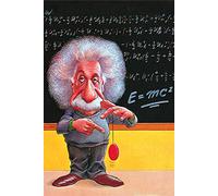 empireposter Albert Einstein E=mc2-Poster Stampato, Dimensioni: 61 x 91,5 cm, Carta, Multicolore, 91.5 x 61 x 0.14 cm