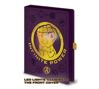 Empireposter Avengers - Infinity War - Gauntlet LED - taccuino ufficiale 3D con licenza in pratico formato A5 - dimensioni 15 x 21 cm