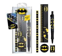 empireposter Batman Core - Set di cancelleria penne, righello, gomma