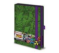 empireposter Marvel - Retro - Hulk - Taccuino con licenza ufficiale, formato A5, dimensioni 15 x 21 cm