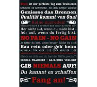 Empireposter Motivational - Poster Motivazionale con Scritta Gym Training di Keine Ausreden Schwarz, 61 x 91,5 cm