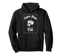 Empires Always Fall Resistance Renaissance King Skull Felpa con Cappuccio