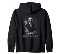 Empirismo John Locke Illuminismo Filosofia Felpa con Cappuccio