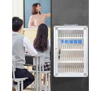 Employee Phone Locker 36-Slot Wall nizer con serrature e chiavi Pratico aula Mobile Phone Storage Cabinet Stazione di ricarica sicura per telefoni