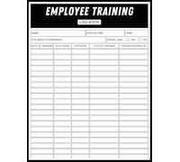 Employee Training Log Book