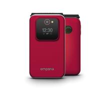 Emporia JOY 7,11 cm (2.8") 87 g Nero, Rosso Telefono di livello base