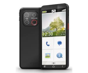 EMPORIA SMART 7 MINI EASY SMARTPHONE 5.5" OCTA CORE 128GB RAM 6GB 4G LTE ITALIA BLACK