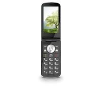 Emporia TOUCHsmart.2 New Edition, cellulare 4G per anziani, tasto dedicato per whatsapp e messaggistica, volume elevato, display a colori da 3,25", stazione di ricarica, nero