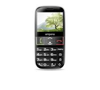 EmporiaACTIVE4g - Telefono Cellulare 4G, Display 2.31" a colori, Tasti Grandi, Tasto SOS, Basetta di ricarica, Fotocamera, Bluetooth, Black [Germania]