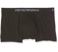 Emporio Armani 2-Pack Boxer Pure Cotton, Boxer, Uomo, Nero (Black/Black), L
