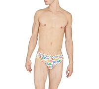 Emporio Armani 2-Pack Brief Logo Slip, EA Rainbow col/White, L Uomo