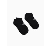 EMPORIO ARMANI 2-Pack Sneaker Socks Calzini, Nero/Nero, Taglia Unica Uomo