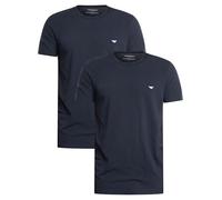 Emporio Armani 2-Pack T- Shirt Crew Neck Essential Core Logoband, T-Shirt Uomo, Marine/Marine, XL (pacco da 2)