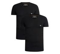 Emporio Armani Maglietta nero / bianco, Taglia XL