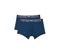 Emporio Armani 2-Pack-Trunk Endurance, Boxer in Confezione da 2 Uomo, Blu (Abyss), XL