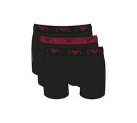 EMPORIO ARMANI 3-Pack Boxer Slip, Black/Black/Black, L Uomo