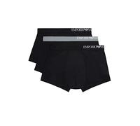 Emporio Armani 3-Pack Boxer Soft Touch Eco Fiber, Boxers Uomo, Nero/Nero/Nero, XL
