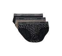 EMPORIO ARMANI 3-Pack Brief, Mutande Bambino Uomo, AR.Blu/AR.Blu/Shark,