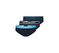 EMPORIO ARMANI 3-Pack Brief, Mutande Bambino Uomo, Armani Blu/Armani BL,