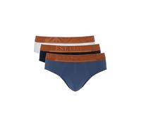 EMPORIO ARMANI 3-Pack Brief, Mutande Bambino Uomo, Bianco/Vin Ind/Arman,