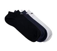 Emporio Armani 3-pack In-shoe Socks With Jacquard Eagle, Confezione da 3 calzini per scarpe Uomo, Multicolore (White-Black-Marine), L-XL