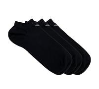 Emporio Armani 3-pack In-shoe Socks With Jacquard Eagle, Confezione da 3 calzini per scarpe Uomo, Nero, S-M