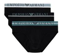 Emporio Armani - 3-Pack Slip Misto con Elastico in Vita - - Underwear - Uomo - Nero - S