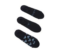 EMPORIO ARMANI 3-Pack Socks Invisibile Calzini, Armani Blu/Armani B, Taglia Unica Uomo