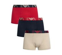 EMPORIO ARMANI 3-Pack Trunk Bermuda, Dado/AR.Blu/Scooter, M Uomo