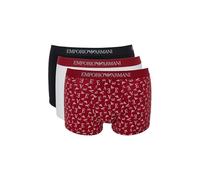 EMPORIO ARMANI 3-Pack Trunk, Bermuda Uomo, Blue/Blue/Blue,