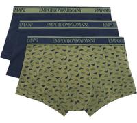 Boxer uomo EMPORIO ARMANI parigamba confezione 3 capi elastico a vista cotone el