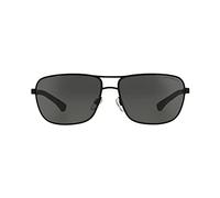 Emporio Armani 309487 Occhiali da Sole, Nero (Black Rubber), 64 Uomo