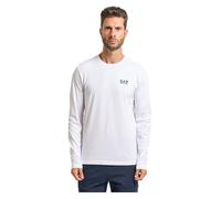 T-Shirt da Uomo a Maniche Lunghe Core Identity Bianco Taglia XL Codice 8NPT28PJVQZ-1100 Bianco