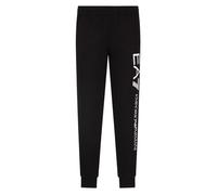 EA7 Emporio Armani Pantalone da Tuta Uomo in Cotone Felpato 7M000572AF10377 8059659261784 - M Nero Bianco M