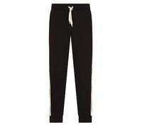 EA7 Emporio Armani Pantaloni Jogger Logo Series in Misto Cotone Felpato da Uomo, 7M000974 (IT, Testo, S, Regular, Regular, Nero)