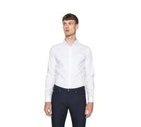 Emporio Armani 8N1C09.1NI9Z 0100 Bianco Ottico Camicia Uomo Camicia XL