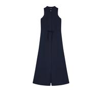 Emporio Armani - Abito Lungo con Coulisse in Popeline - - Dresses - Donna - Blu - S