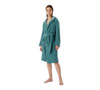 Emporio Armani Accappatoio donna cappuccio incrociato spugna di cotone articolo 164694 3F291 HOODED BATHROBE, 02631 Arctic, L