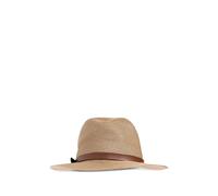 Emporio Armani, ,Accessories ,Donna ,Beige ,57 CM Woven Raffia Fedora Hat
