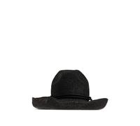 Emporio Armani, ,Accessories ,Donna ,Nero ,58 CM Woven Band Hat